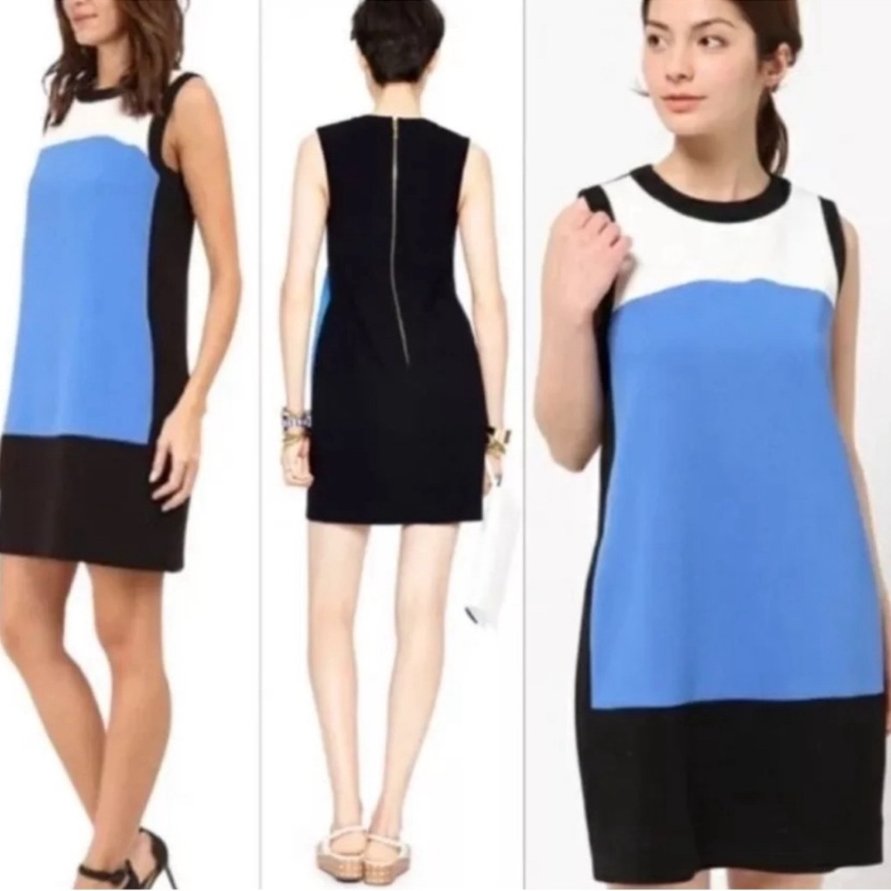 KATE SPADE Chic Sleeveless Colorblock Dress